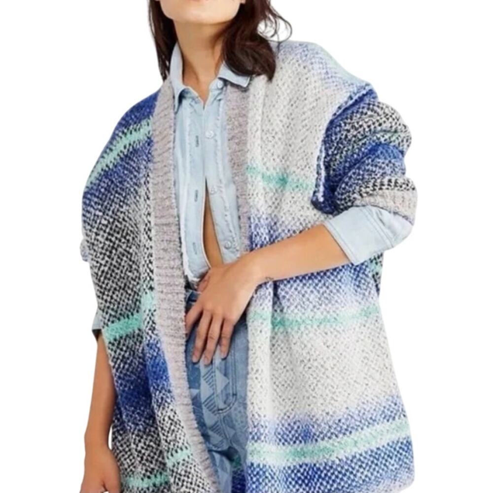 Free People Multicolor Knit Cardigan